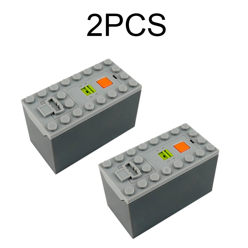 88000 AAA Battery Box Power Functions Set for MOC Trains/Cars - Compatible with Legoeds Building Blocks