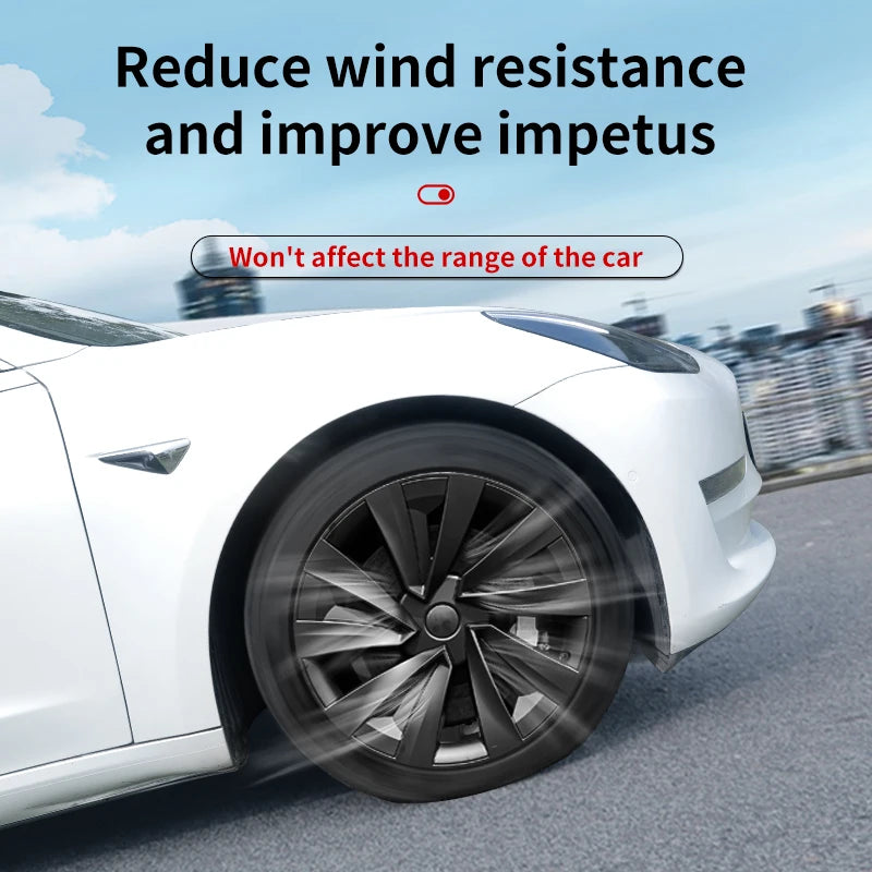 4PCS for New Model Y 2025-2026 Juniper 19in 28th Style Hubcap Rim Cover Accessories Hub Cap Automobile Wheel Cap for Tesla New