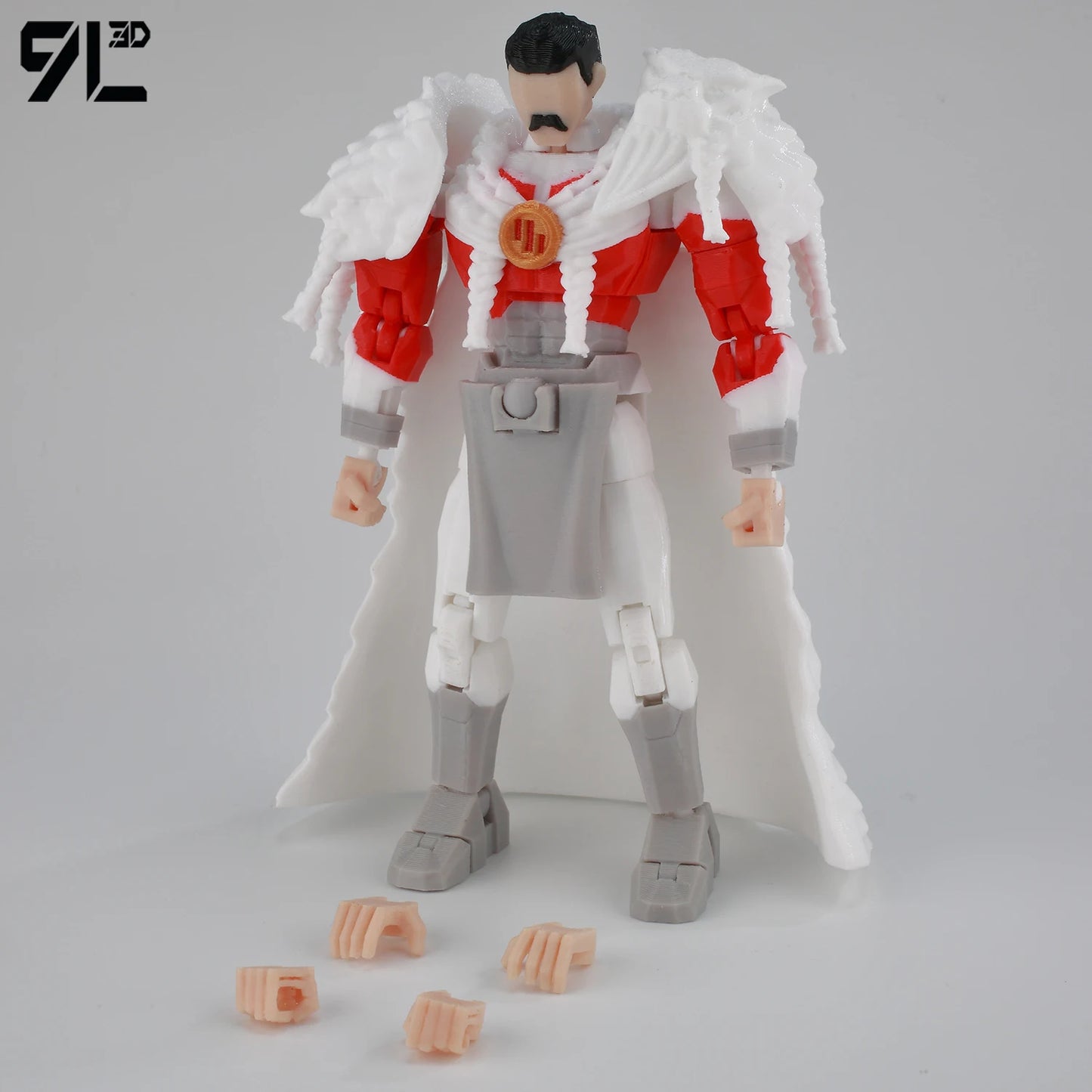 9L3D Printed Invincible Tech Jacket Toys Action Figures Titan13 T13 Dummy 13 Superheroes Multi-Jointed Movable Shapeshift Toys