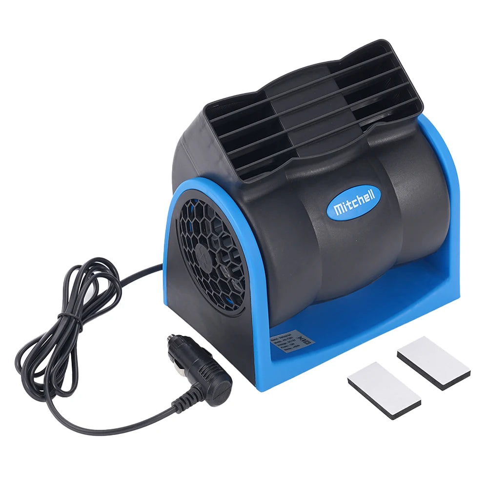 12V Car Vehicle Truck Boat Air Conditioner Car Cooling Air Fan Speed Adjustable Silent Cool Cooler With Auto Cigarette Lighter