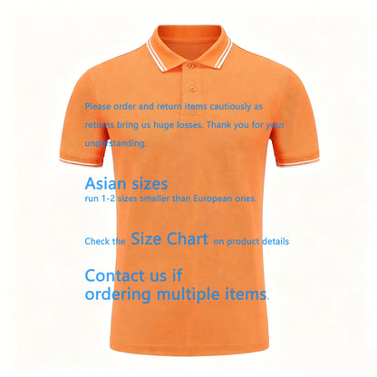 2026 Square Compass Rose Patch Italian Luxury Brand Style 3 Labels Men's Summer Casual Solid Color Short Sleeve Tops Polo Shirt