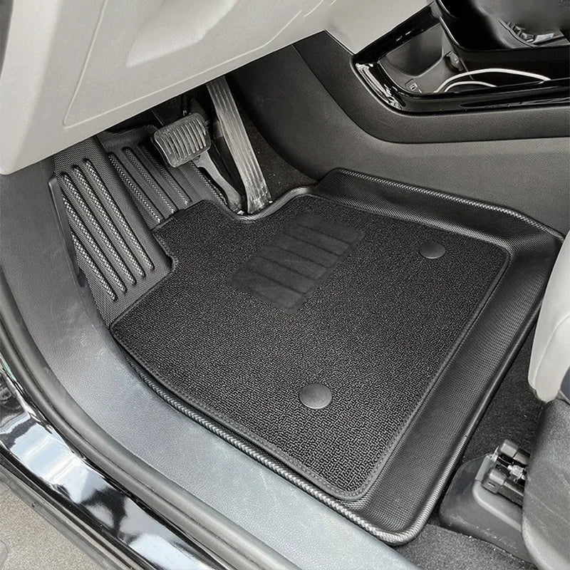 For BYD SEALION 7 2024 2025 TPE Car Floor Mats (Only RHD), All Weather Waterproof Backrest  Trunk  Frunk