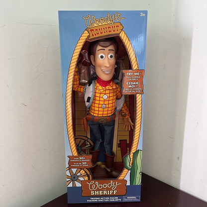 Toy Story 4 Talking Woody Jessie Action Figure Sing Soft Cute  Anime Figure Decoration Birthday Model Gift Toys