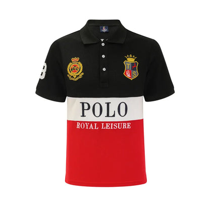 New Oversized Men's Polo Shirt Classic Great Desingers Royal Leisure Button Collar T-shirt Golf Plus Size XS-7XL Male Clothing
