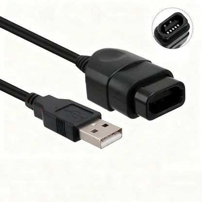 2 Pcs Cable 5P For Xbox Controller Converter Adapter Cable for Xbox to USB PC