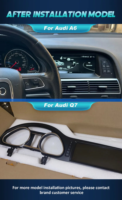 Android 14 Auto Radio CarPlay For Audi A6 C6 4f  For Audi Q7 4L 2005-2015 MMI 2G 3G GPS Car Multimedia Player Navi Stereo DSP