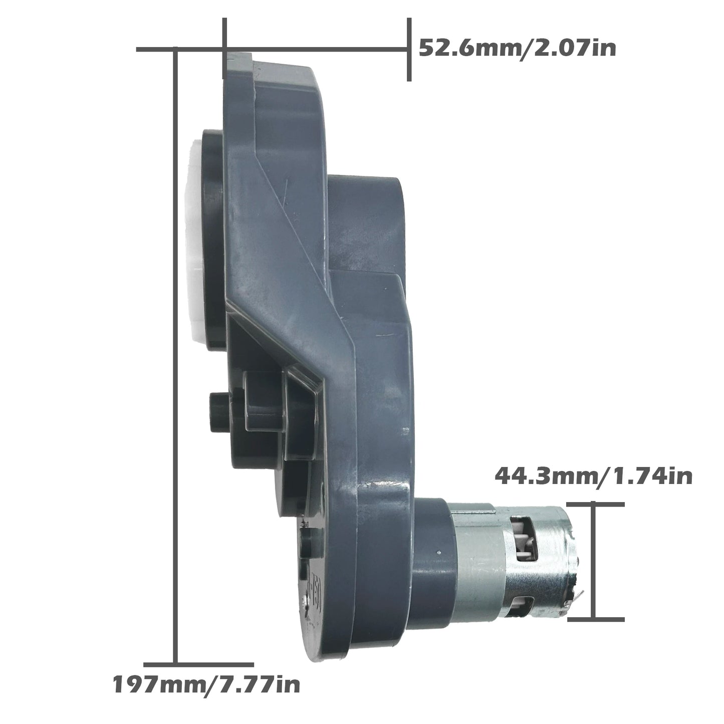 Hollicy FY-750 W5-30 RS775 25000RPM 24V children's electric ride on car toy car high-speed drive motor gearbox metal steel gear
