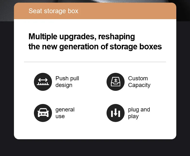 2PC Adjustment Car Seat Gap Storage Box Universal Auto Slot Organizer For Driver Pessenger Phone Key Pocket Interior Accessorie