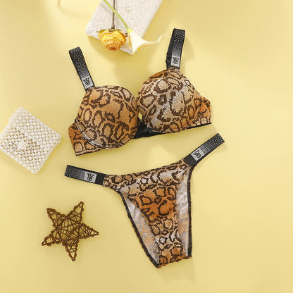 Victoria's Secret Lingerie Sleepwear Lingeries Ensemble Underwired Bra New Women Sexy Push Up Bra And Panty Set Lace Underwear
