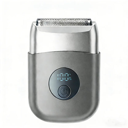 Electric Foil Shaver Portable Travel Razor for Men Rechargeable LED Display Face Shaving Beard Trimmer Cordless