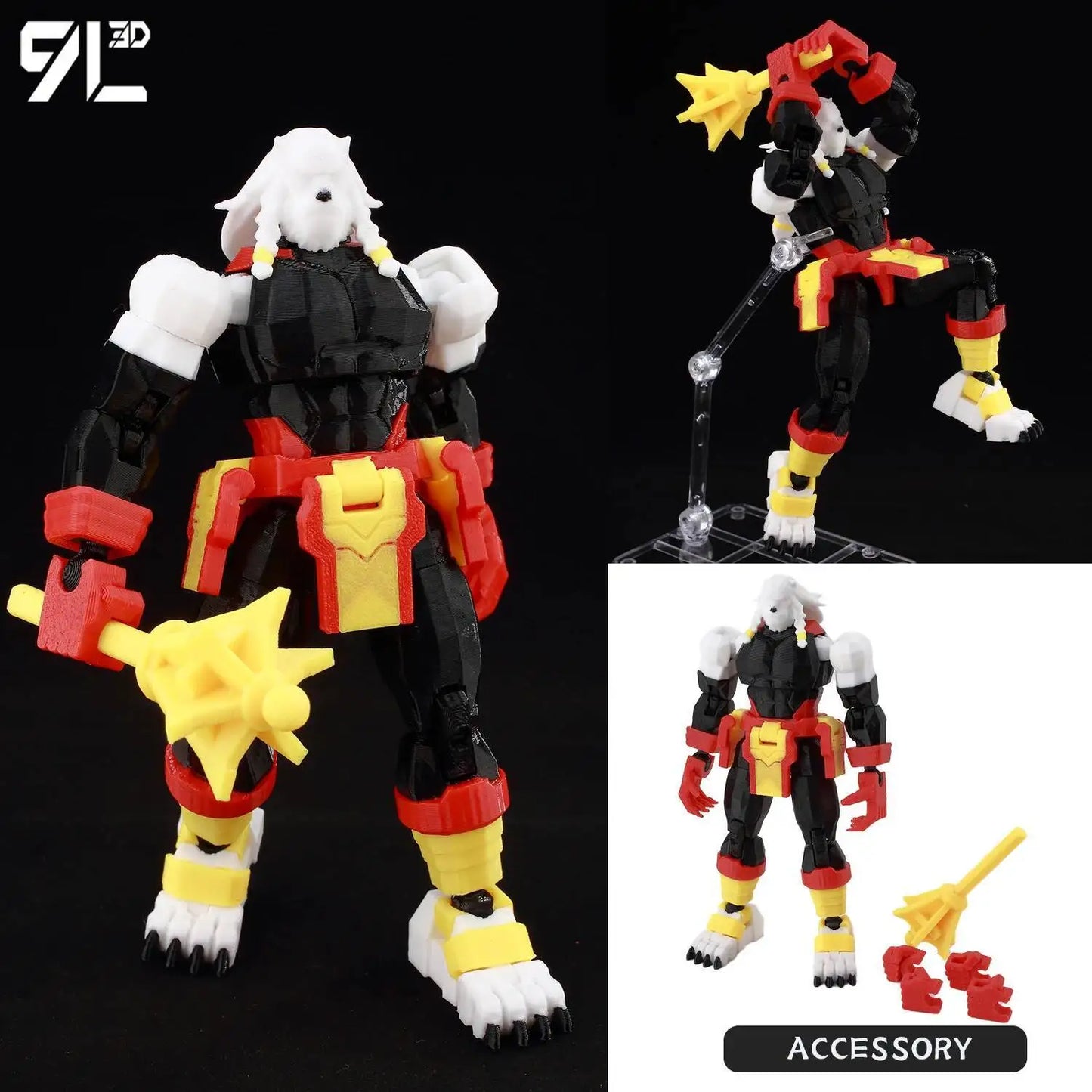 9L3D Printed Superheroes Invincible 2.0 Anime Multi-Jointed Shapeshift Toys Action Figures Mannequin Model Ornaments Gifts