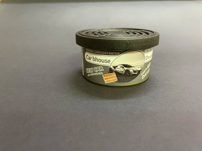 organic air freshener tank, bubble gum scent, 3 anti-spill blocks per can, perfect for car scent, new car scent