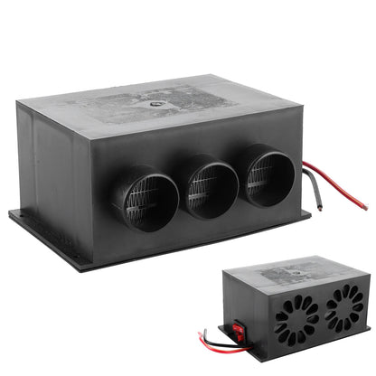 12V Car Heater 3 Hole Portable Winter Heating Warmer  Defroster Fog Removing Auto Interior Accessories Car Demister