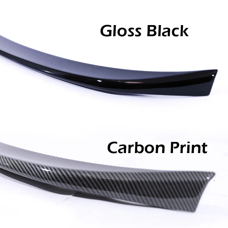 M Performance Style Rear Trunk Wing Spoiler For BMW 3 Series G20 Carbon Fiber Rear Bumper Lip MP  Refting 2020+ Gloss Black
