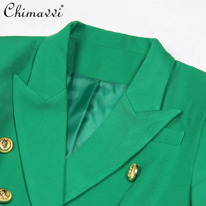 2025 Spring and Autumn New Fashion Professional OL Women's Suit Jacket Top A Line Short Skirt Set Temperament Two-piece Set
