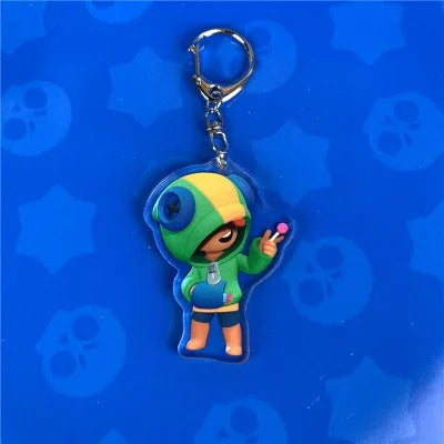 Supercell Star-Player Leon Mini Anime Figure Fashion Game Character Decoration Cartoon Doll Collectible Gift for Christmas