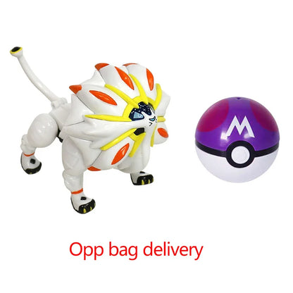 Hot Pokemon Figure Greninja Lucario Pokeball Gyarados Pikachu Dragonite Gengar Mew Venusaur Elf Poke Ball Toy Kids Birthday Gift