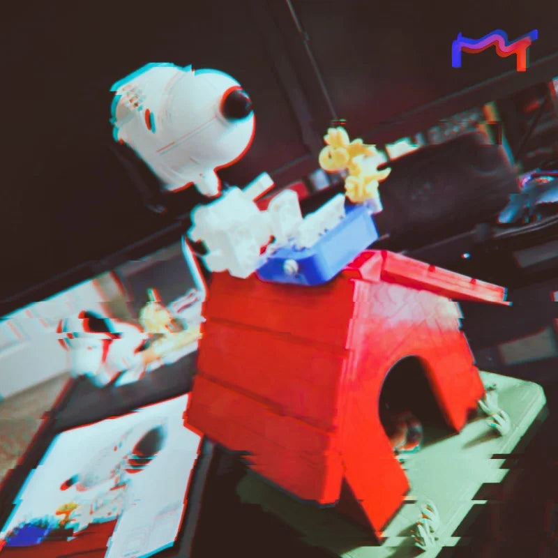 2026 Anime Dog Bricks Building Blocks Compatible 964pcs Creative Movie Doghouse Dispaly Model Birthday Gifts for Adults Toys