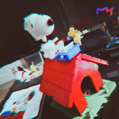 2026 Anime Dog Bricks Building Blocks Compatible 964pcs Creative Movie Doghouse Dispaly Model Birthday Gifts for Adults Toys