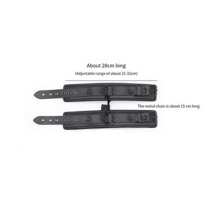 Top quality bdsm bondage set handcuffs and ankle collar fetish slave sex toys bondage man woman sex games for couples.