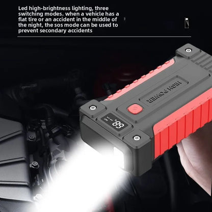 SUKIN Car Battery Starter with Safety Lithium Battery Equipped with Light and USB Port.Booster Jump Starter for Motorcycle/truck