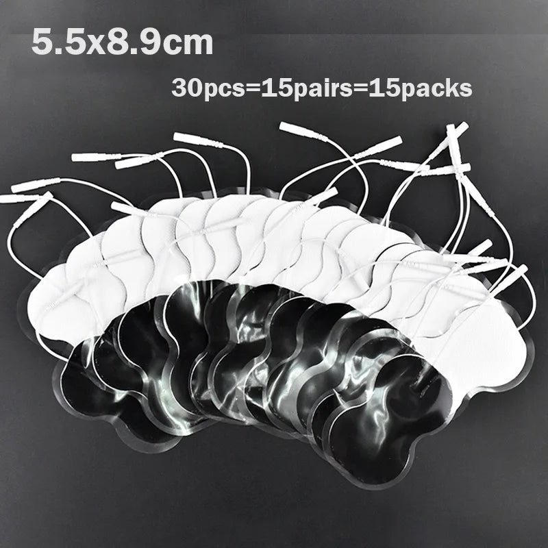 20/30/50/100P EMS TENS Electrode Pads Gel Patch For Electrodes Acupuncture Massager Nerve Muscle Stimulator Electrode Stickers
