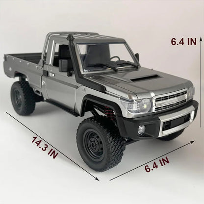 New MN82 1:12 RC Pickup Crawler Truck 2.4G Remote Control 4WD All Terrain Off Road Climbing Car Ideal Gift for Hobby Enthusiasts