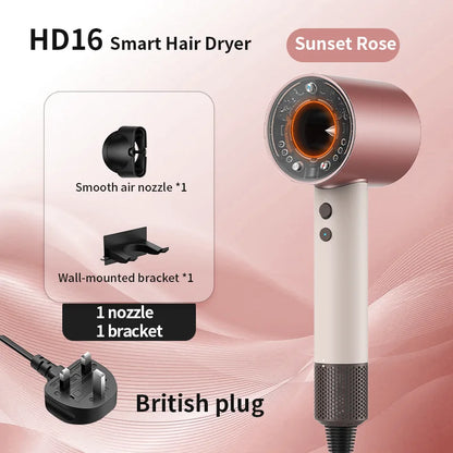 Home Negative Ion Silent Hair Dryer 1700W Intelligent Sensing Easy Hair Care Say Goodbye to Hot Hair Troubles