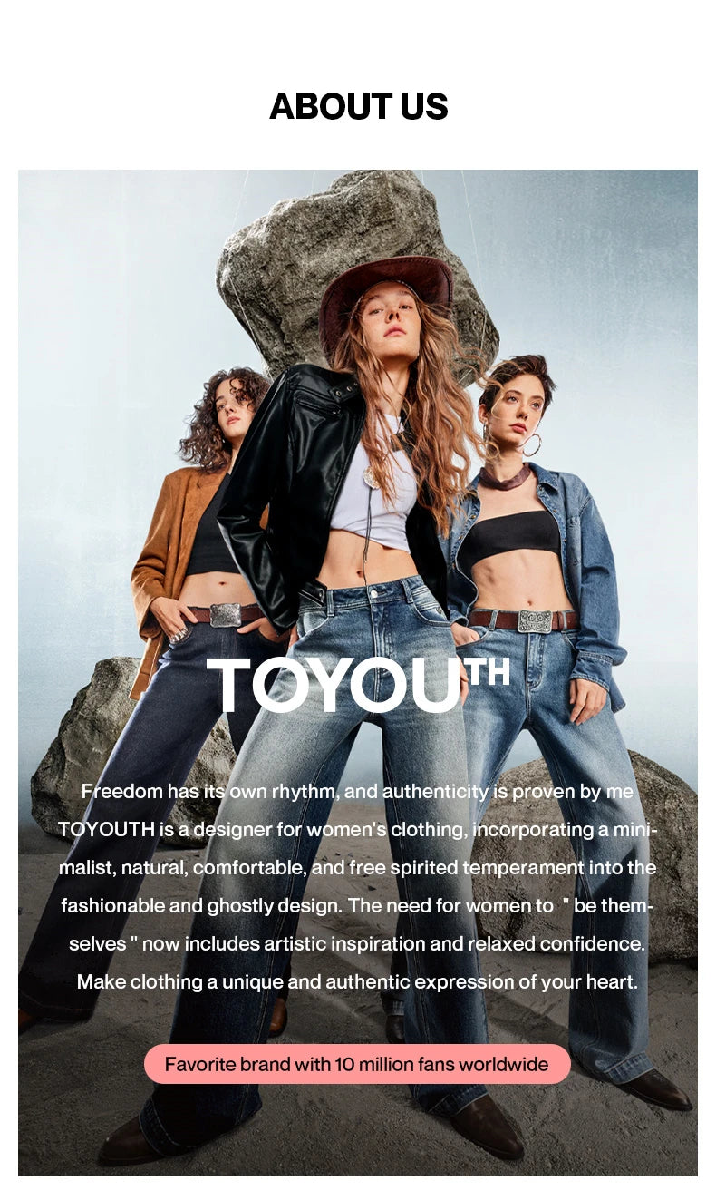 TOYOUTH Women Brushed Shirts 2026 Spring New Mid-Length Gradient Blue-White Plaid Loose Blouses