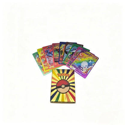 Baokemeng Hot Pokemon Board Game Card Gold Foil Card Silver Foil Black Foil Collection Card Cross Pokemon Cards