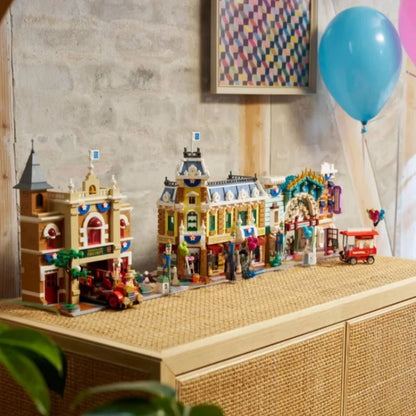 Bricks Building Blocks ICONIC LANDMARKS Dispaly Model Toys Birthday Gifts Cheapest Main Street USA Compatible 3899pcs for Adults