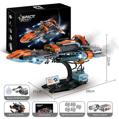 K96156 Space Shuttle Building Blocks DIY Spaceship Model STEM MOC Home Decor Birthday Christmas Gift Kids Adults 764PCS