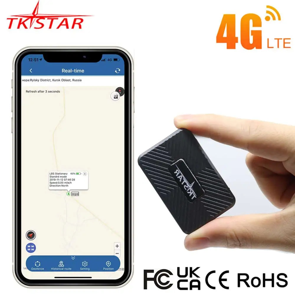 2025 2G 4G Mini GPS Tracker Car 1500mAh TKSTAR GPS Tracker Locator 2G 4G Magnet Free APP Vehicle GPS PK TK905 GF07