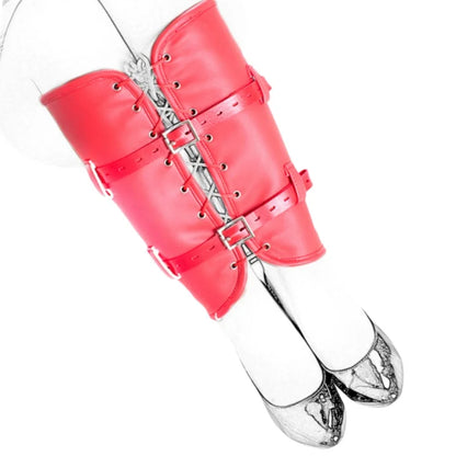 Soft PU Leather Handcuffs Bracelet Wrist Cuffs Adjustable Calf Restraint Strap Detachable for Role Play Cosplay Adult Sex Toys
