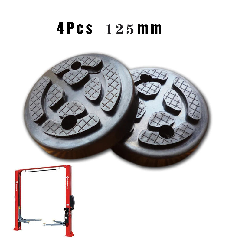 4pcs/lot Balck Color Lift Pad Round Heavy Rubber Pads for Car Truck Lift Accessories