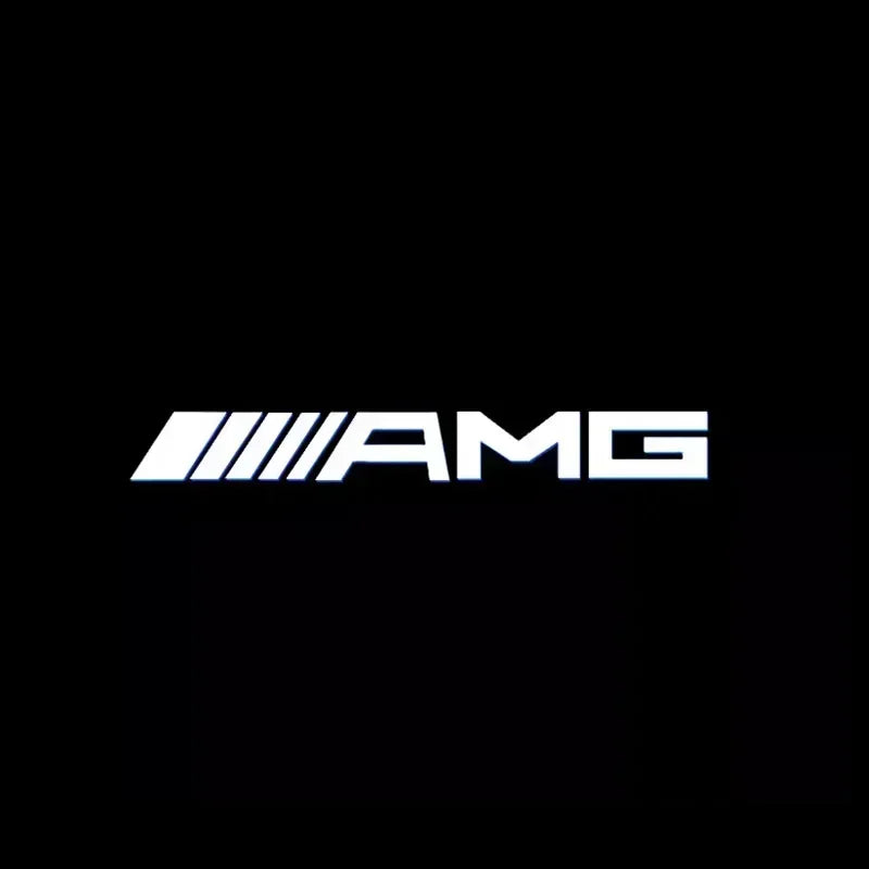 QQ 2pcs Car door welcome light logo Emblem Mercedes Benz AMG A C E GLC GLA GLE GLB Class W177 W205 W212 W213 X253 X156 W166 X247