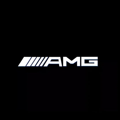 QQ 2pcs Car door welcome light logo Emblem Mercedes Benz AMG A C E GLC GLA GLE GLB Class W177 W205 W212 W213 X253 X156 W166 X247