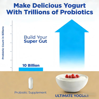 8 Glass Jar Electric Yogurt Maker with Fully Adjustable Fermentation Settings for Customizable Yogurt Making Perfect for Home Use