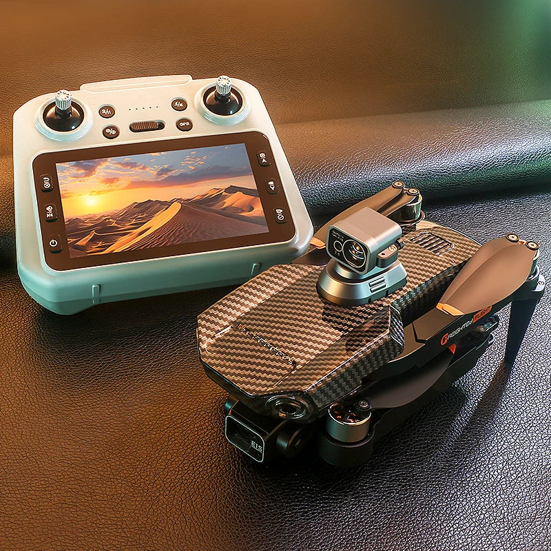 New K919 MAX Drone 8K GPS Professional HD 3-axis Gimbal Aerial Screen Remote Control Aircraft 5G HD Dual Camera Security drone