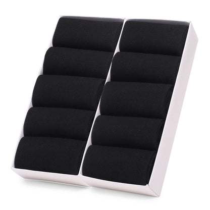 5/10 Pairs Men Women Cotton Socks Pure Color Thin Summer Soft Breathable White Black Business Summer Casual Men socks Large Size