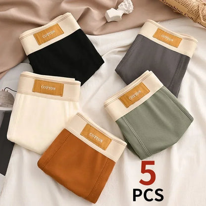5-Pack Men's Cotton Boxer Shorts - Breathable Underwear, Comfort Fit, Sexy Sport Design, Size 3XL & 4XL