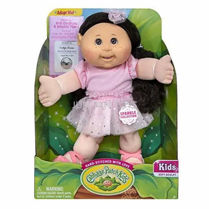 Original Cabbage Patch Kids 14 in Soft Body Baby Doll Scent Sparkle Princess Gymnast Baker Collectible Girls Toys Birthday Gifts