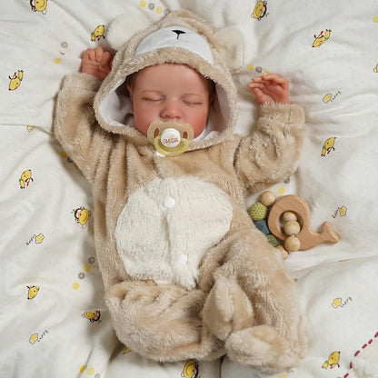 48cm Reborn Baby Dolls Realistic Full Body Silicone Vinyl Alive Sleeping Doll Like Real Already Lifelike Painted Toddler Toys