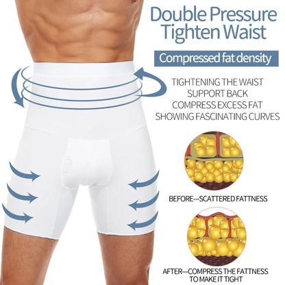 Men Body Shaper Tummy Control Compression Shorts Belly Slimming Shapewear Abdomen Reducer Panties Fitness Boxer Pants Underwear
