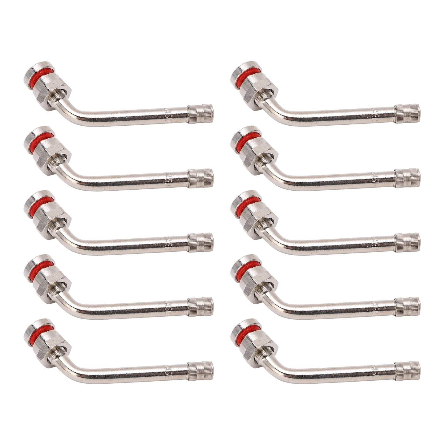 10 Pcs Tire Valve Stems Truck Tire Valve Stems TR545D 60 Degree Valve Stem for Alcoa 22.5inch 24.5inch Aluminum Wheels TR545D