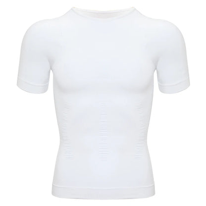 1/2 PCS Men Body Shaper T-Shirt Slimming Shapewear Corrective Posture Belly Control Compression Man Modeling Underwear Corset