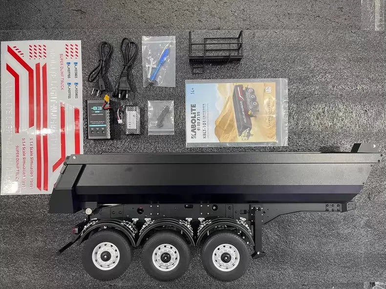 Huina 2026 New Alloy Car 1509 Scania Engineering Truck Model 2.4g Remote Control Toy Simulation Model Remote Control Car Gift