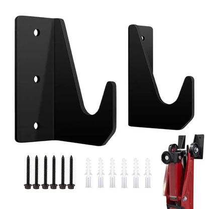 Heavy Duty Jack Stand Wall Mount Rack, Garage Tool Storage Brackets, Car Hydraulic Trolley Jack Stands Holder Organizer