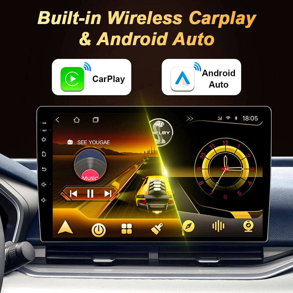 For Volkswagen VW Passat B6 B7 B8 CC 2007- 2021 Android 16 Car Radio Multimedia Video Player GPS Navigation Touch Screen RDS 5G