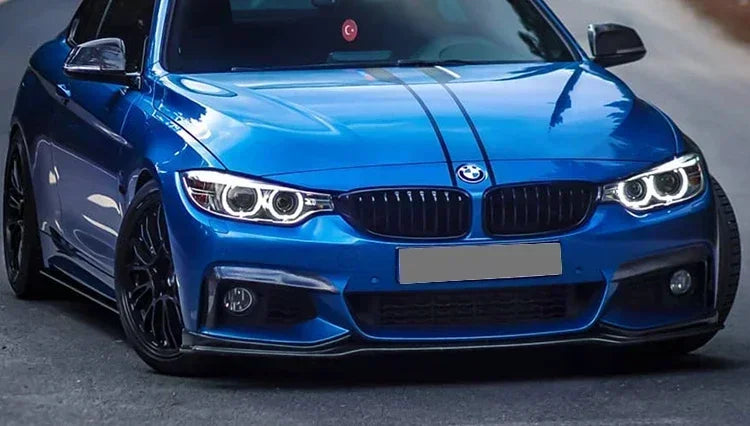 For BMW 3 Series F30 F31 2012-2019 MP Rear Bumper Diffuser LipCarbon M Tech Diffusor Body Kit M Sport Gloss Black 320i 328i